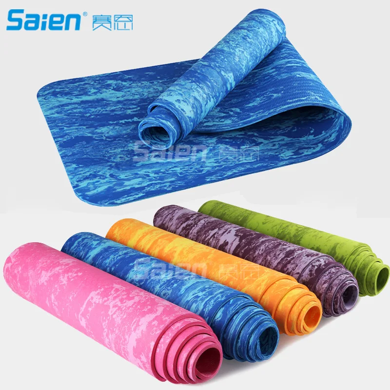 

Premium Printed 8mm Extra Thick Yoga Mat High Density 72X24 Inch Non Slip Eco-Friendly Anti-Tear Floor Pilates Exercise Mat