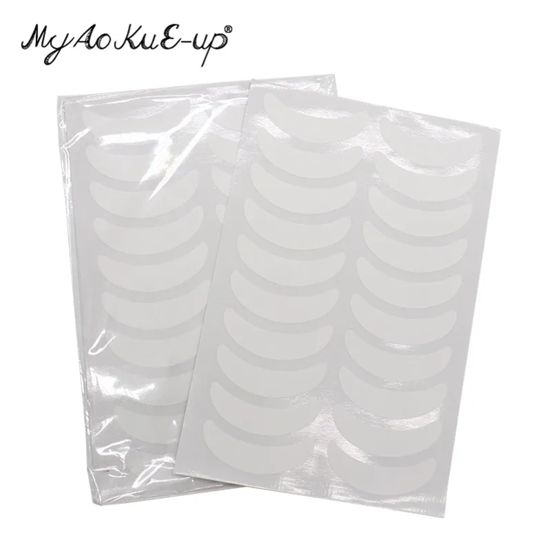 Eye Stickers 50 pairs Paper Patches Under Eye Pads For False Eyelash Extension Patches Eye Tips Sticker Wraps Make Up Tools