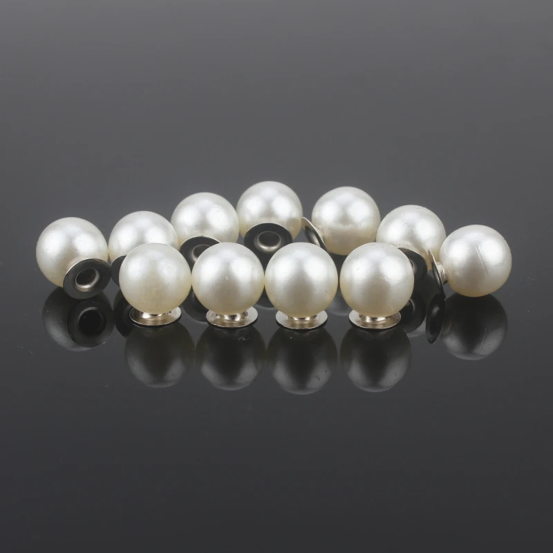 Multiple Size DIY Leather Crafts Pearls Rivets Studs Ivory White Rhinestone For Bag Shoes Clothes Hats Decorations Accessory