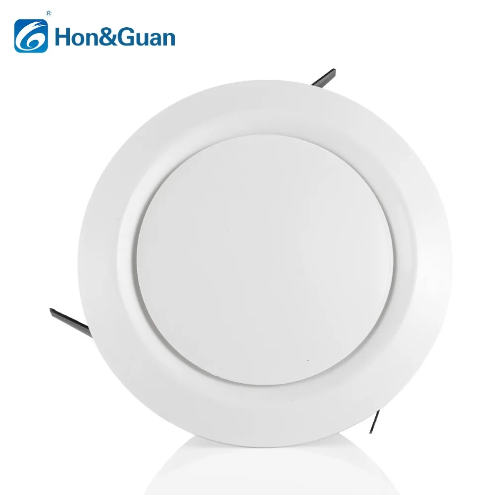 4\'\'6\'\' ABS Adjustable Air Vent Round Soffit Exhaust Outlet for Window Ceiling Ventilation for Home Kitchen Bathroom Household