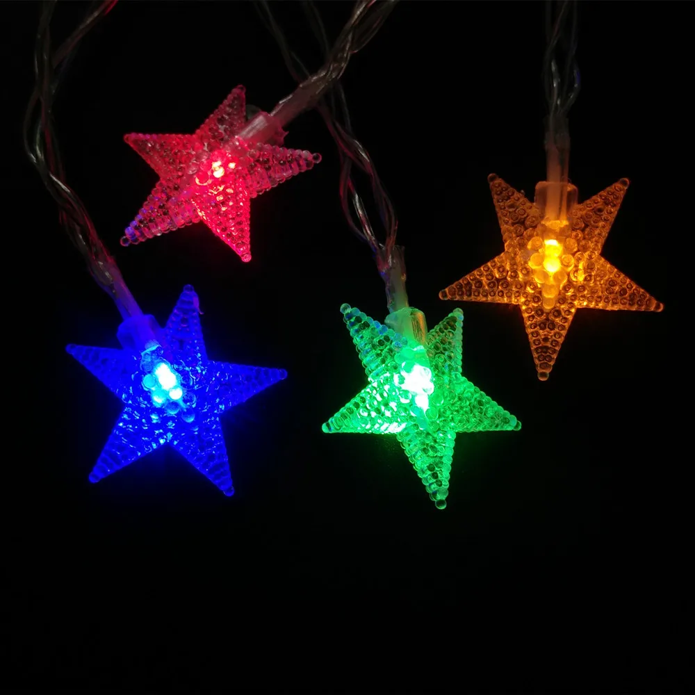 YIYANG 2M LED 20 Stars String Lights LED Fairy Lights Christmas Wedding Decoration Lights Battery Operate Twinkle lights