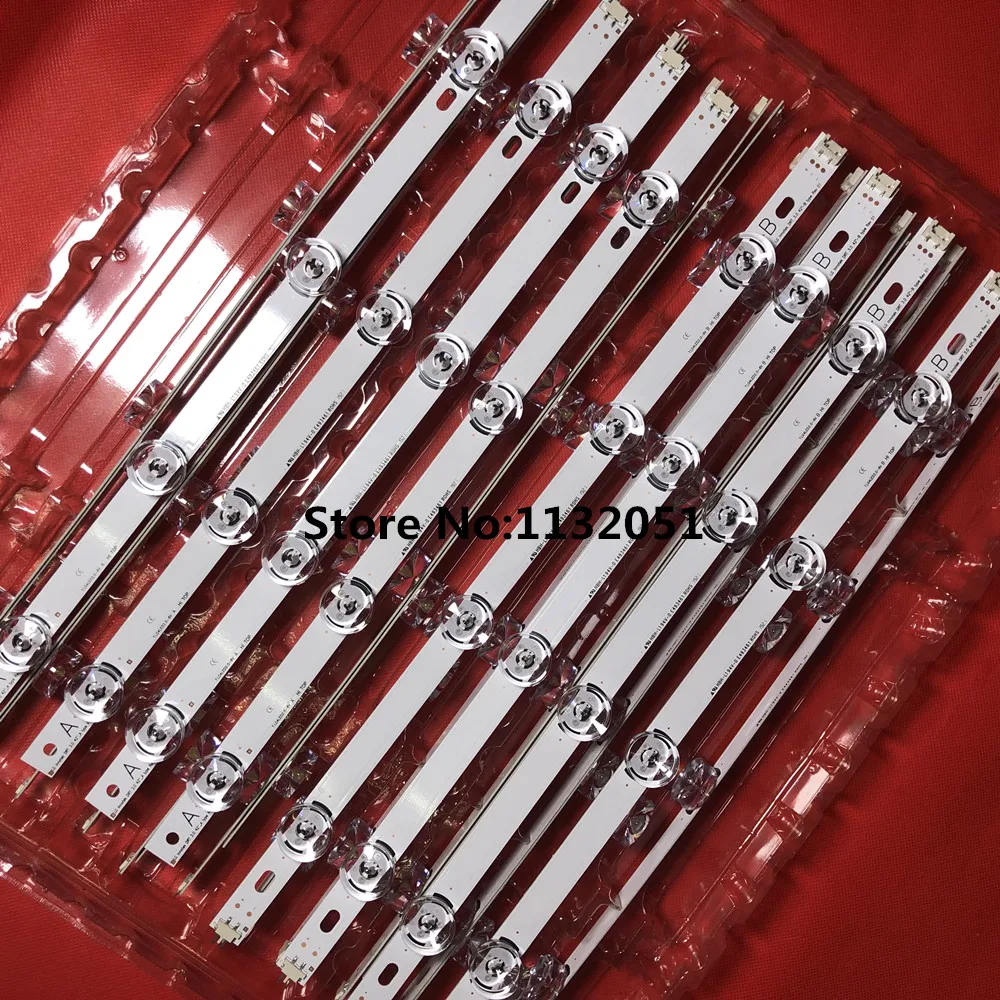 8 قطعة LED شريط إضاءة خلفي ل 42LB631V 42LB639V 42LB640V 42LB644V 42LB650V 42LB652V 42LF653V 42LF5500 42LF6200 42LF6500 42LB5500