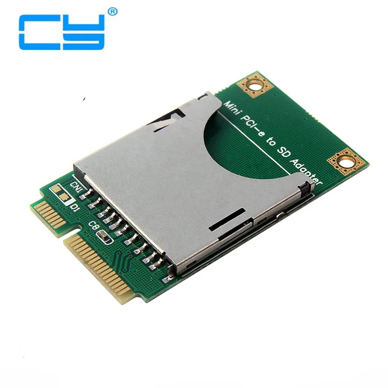 

Mini PCI-E Express pcie pci express pci-express to SD SDHC MMC Memory adapter Card Converter Reader