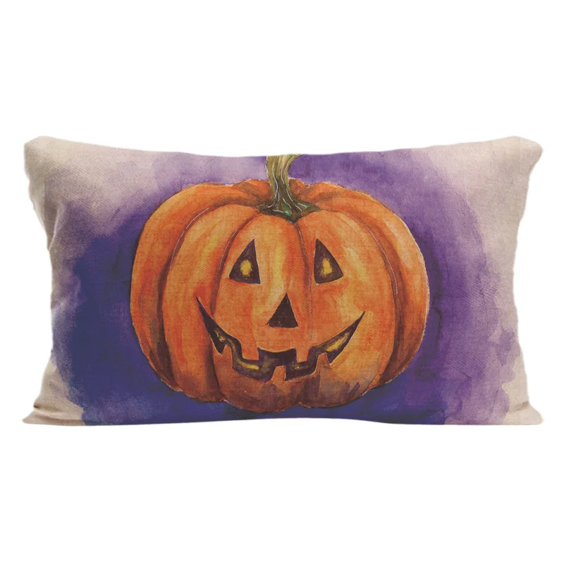 

Cotton Linen Pumpkin Mask Throw Pillow Case Decorative Cushion Cover Pillowcase Customize Gift By Lvsure For Car Sofa Seat