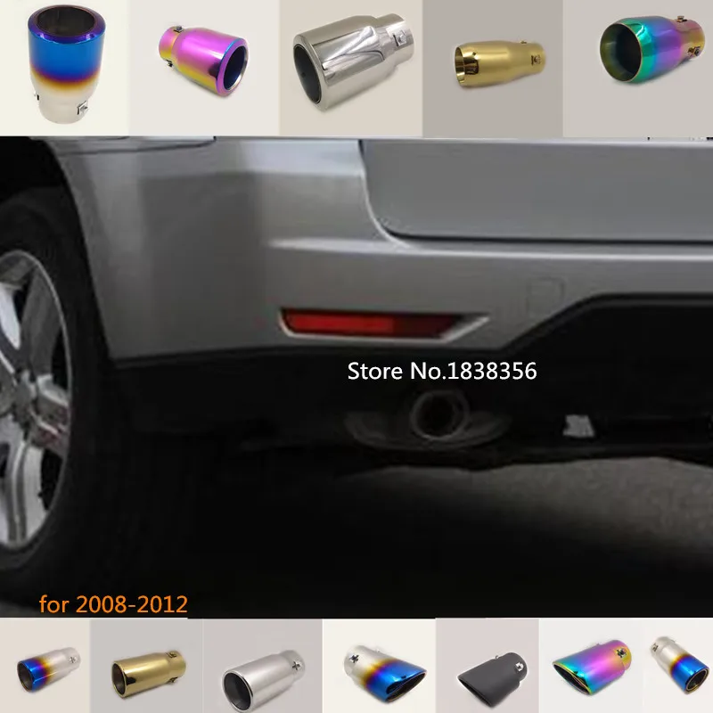 For Subaru Forester 2008 2009 2010 2011 2012 Car Muffler Exterior End Pipe Outlet Dedicate Stainless Steel Exhaust Tip Tail