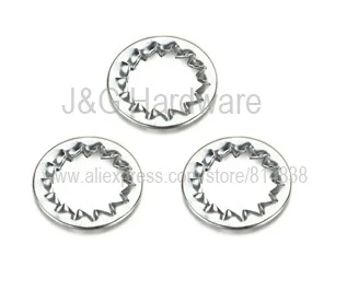 Wkooa M6 Serrated lock washers internal teeth 4000 pieces