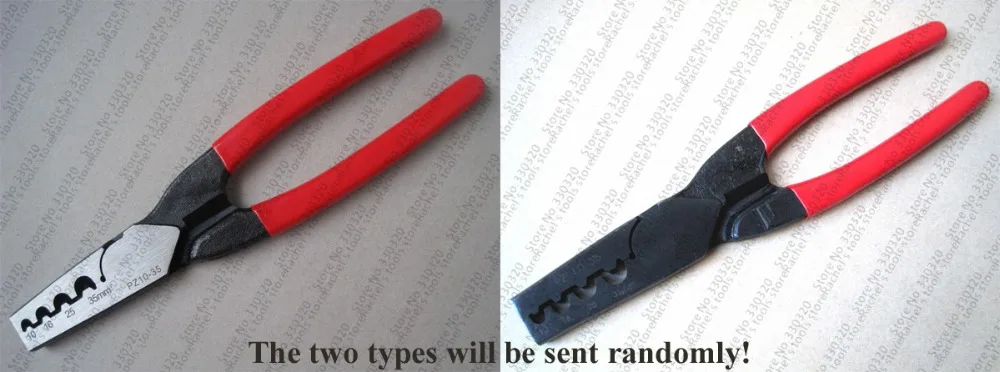 Germany style crimping pliers for cable sleeve 10-35mm2,cable ferrules crimping tool PZ10-35