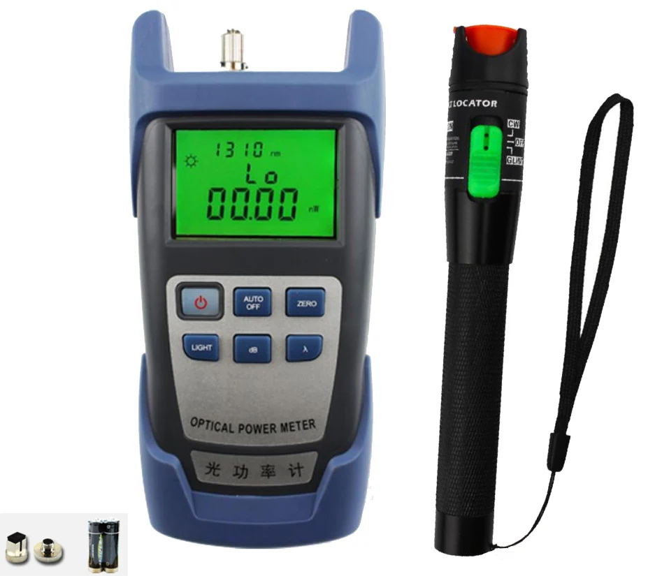 2 in 1 FTTH Fiber optic tool 30MW VFL fiber optic visual fault locator and -70~+10bdm fiber optic laser power meter Free shippin