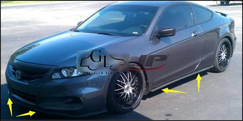 Bumper Lip Deflector Lips For Proton Savvy Front Spoiler Skirt For TopGear Friends to Car View Tuning / Body Kit / Strip