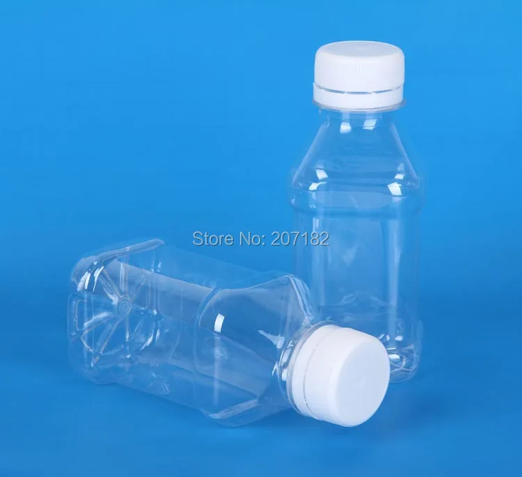 

(250PCS/Pack) 100ml Square PET Transparent Safety Cap Food Grade Liquid Medicine Bottle Plastic Bottle---High Transparency