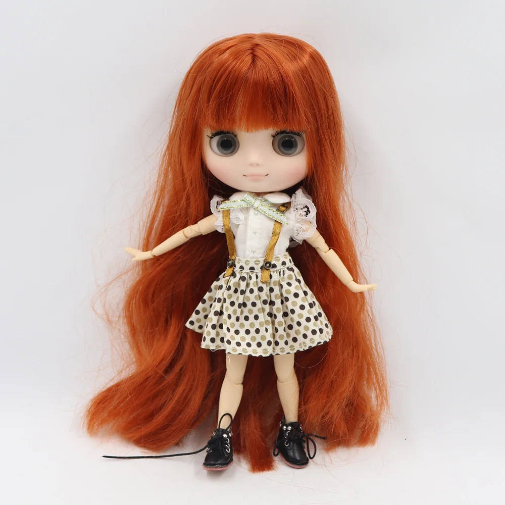 DBS middie blyth doll 20cm 1/8 BJD joint body matte face colorful hair with hand gestures
