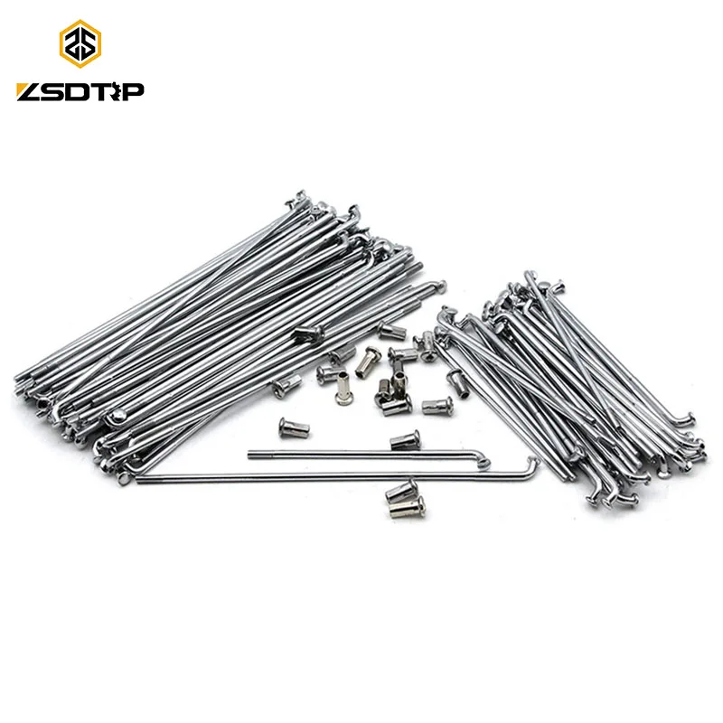 ZSDTRP 40pcs Ural CJ-K750 Motor Front and Rear Stainless Steel Rim Wheel Spokes Kit Set for BMW R12 R75 R72 M1 M72