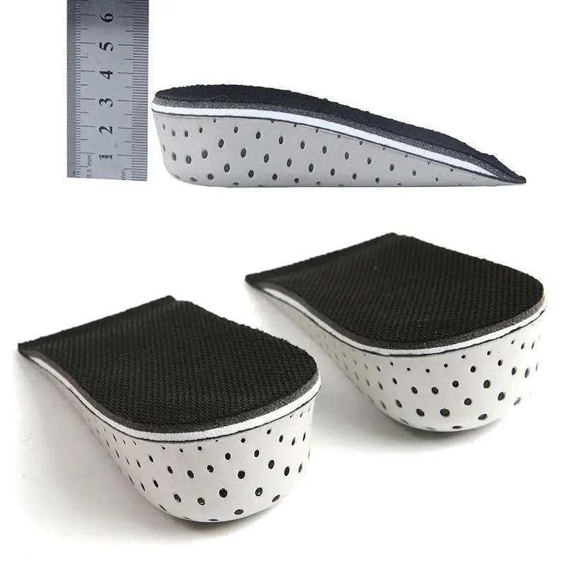 1 Pair Women Men Comfortable Height Increase Insole Unisex Insert Memory Foam Insoles Shoes Full Hlaf Pad Cushion