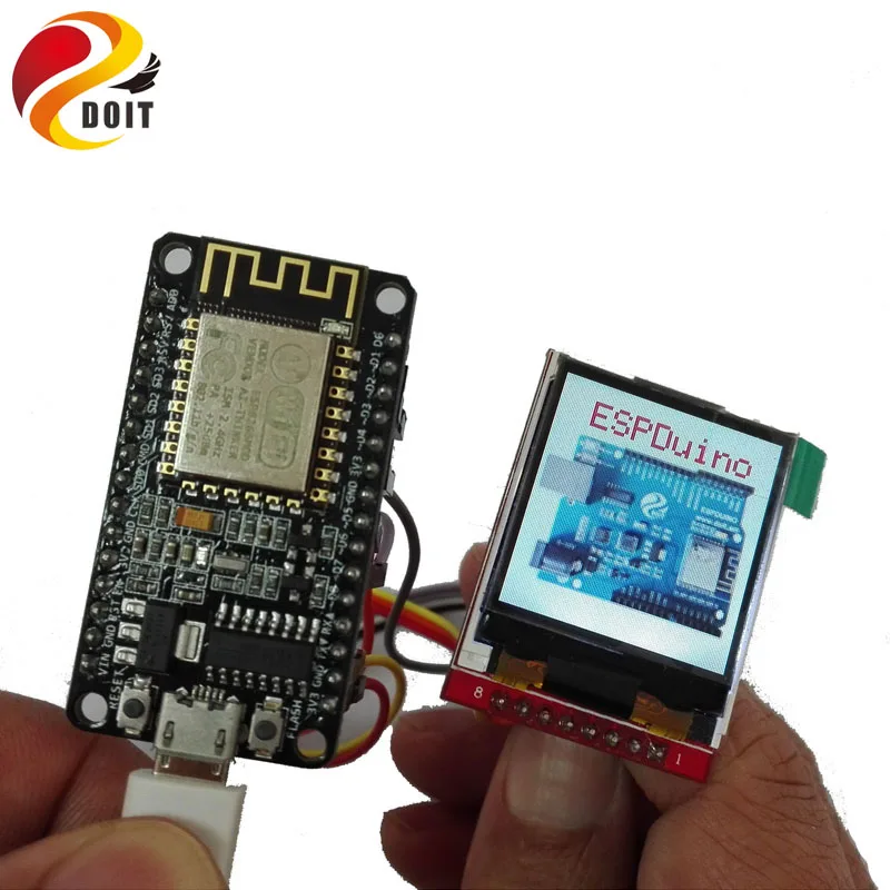 DOIT ESP8266 Development Kit with Display Screen TFT Show Image or Word by Nodemcu Board DIY Kit Experiment Function DIY RC Toy