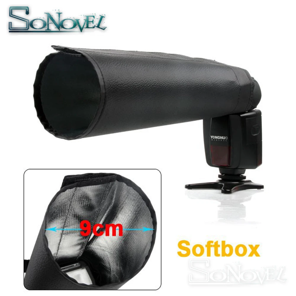 Kit diffuseur Flash 12 couleurs + réflecteur argent/blanc + faisceau pliable snoot speedlight pour Canon Nikon Sony Godox Yongnuo flash