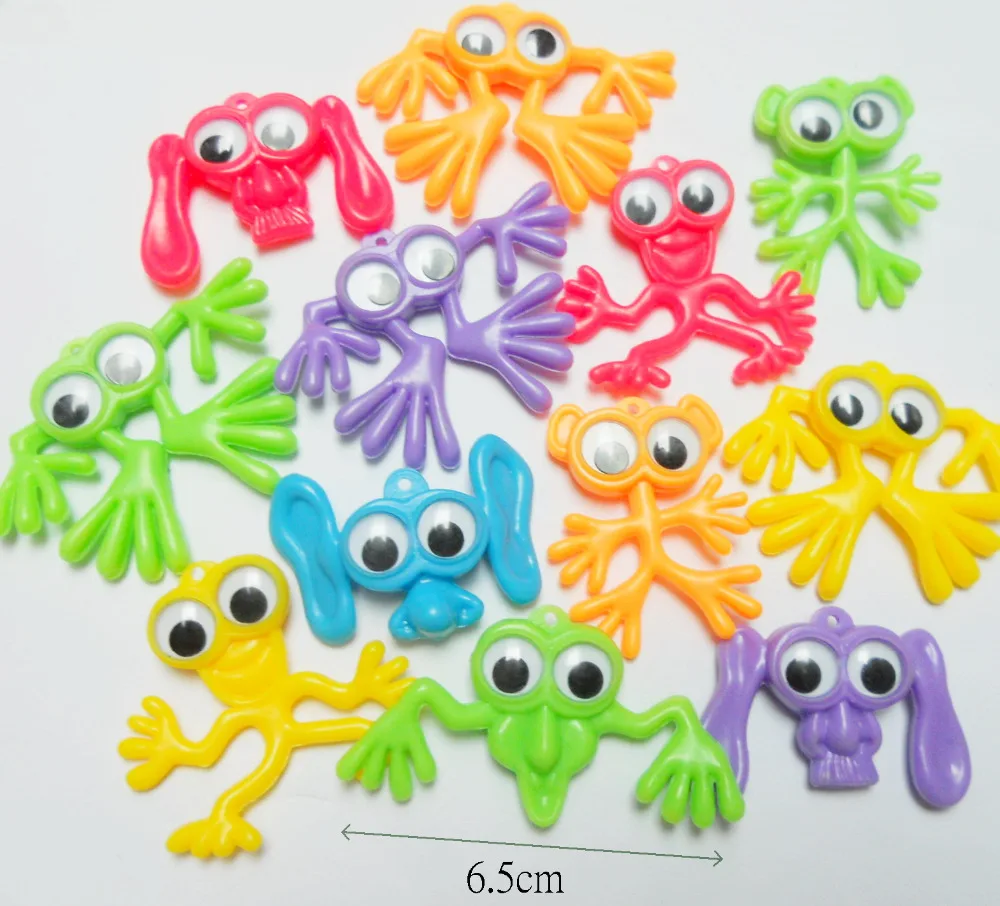 

6pc funny Moving eye Monster pendant Vintage Pinata Fashion Favour Pinata School Bag Party Favors Gift Novelty Birthday Prize