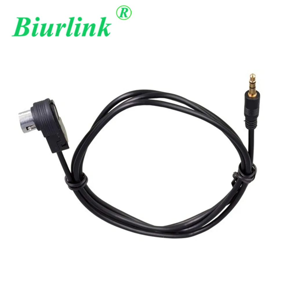 

Biurlink 3.5mm Audio Input Interface Music Aux Cable Adapter for Alpine KCA-121B Ai-net Socket Port