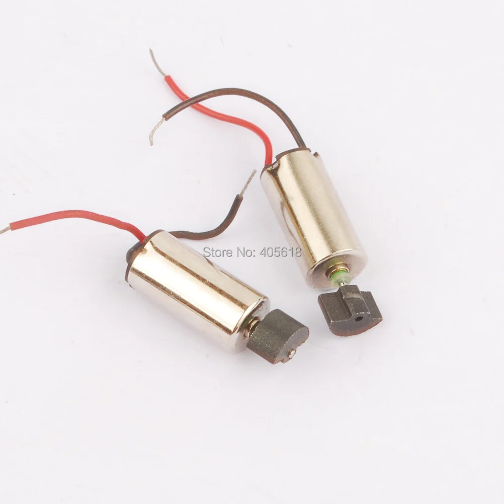 WHOLESALES 100pcs 6*12MM coreless motor with vibration Mini vibration motor 3V 180mA -250mA