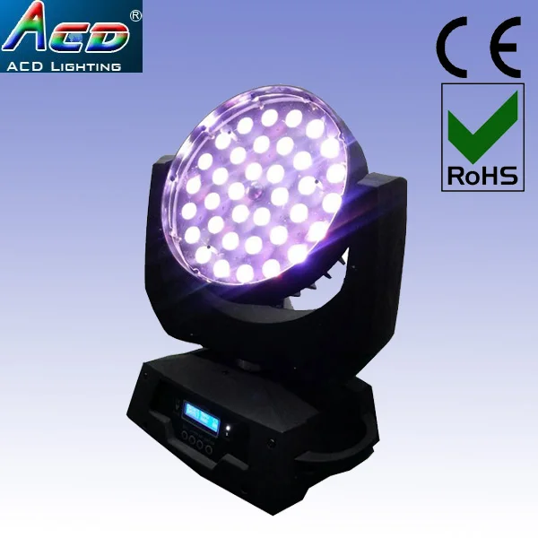 

wholesale 360w super bright 36*10w 4in1 rgbw led zoom moving head light 10-60degree zoom dj sound stage lighting made in china