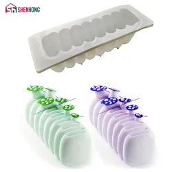 SHENHONG Caterpillar Shape Silicone Cake Mold Mousses Mould 3D Cupcake Ice Cream Baking DIY Moule Jelly Pudding Muffin