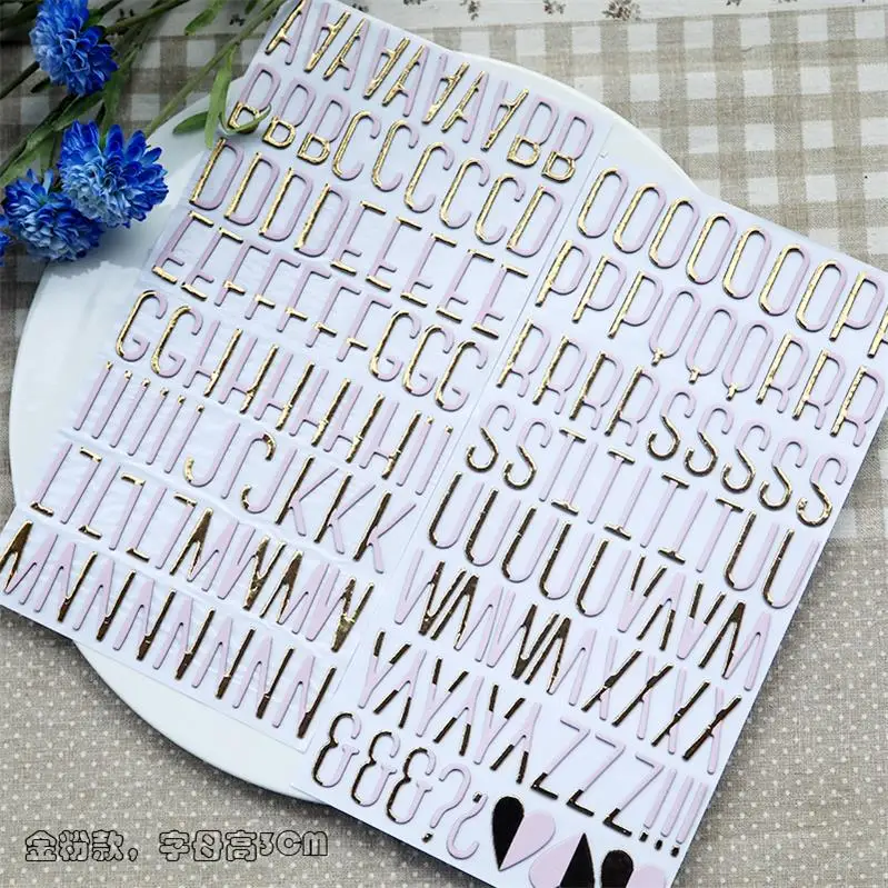 YPP CRAFT New Lovely Alphabet Set For Scrapbooking DIY Projects/Photo Album/Card Making Crafts