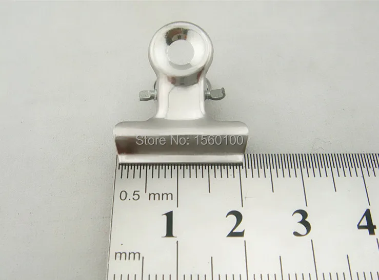 Hot Sale 18pcs/lot 20mm round metal paper Clip Grip Clips silver Bulldog clip office supplies& stationery