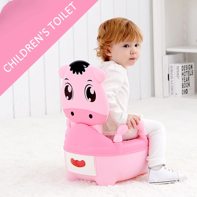 Dropshipping Baby Potty Toilet Bowl Training Pan Toilets Seat Children's Pot Chair Bedpan Portable Urinal Backrest Kids Pee Pot