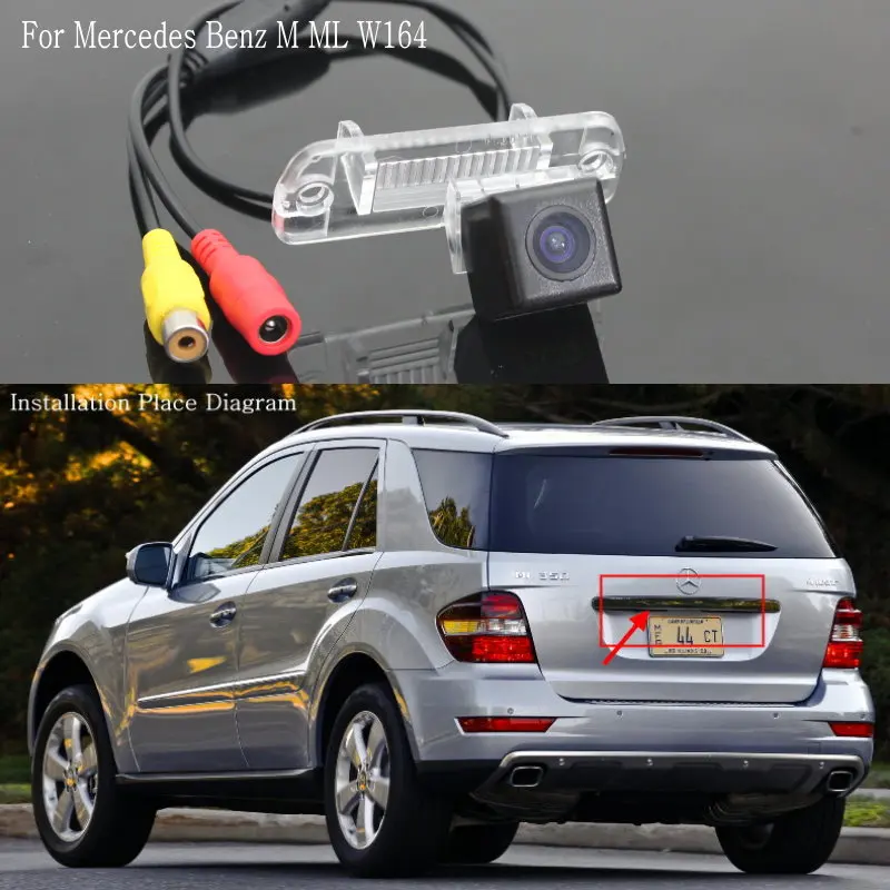 Do Mercedes Benz M ML W164 GL X164 GL350 GL450 GL500 Samochodowa kamera cofania HD CCD Night Vision