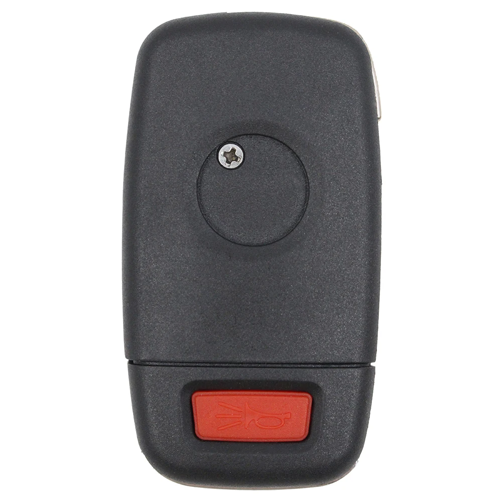 Keyecu Replacement Flip Remote Key Fob 4 Buttons 315MHz / 433MHz ID46 Chip for Pontiac G8 2008 2009 FCC ID: OUC6000083