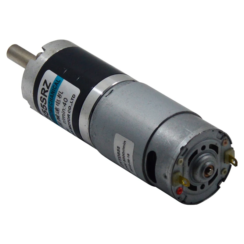 15W Planetary Gear Motor / 24V DC Motor / Speed Small Motor / Gearbox Slow Forward / Reverse 555 Motor