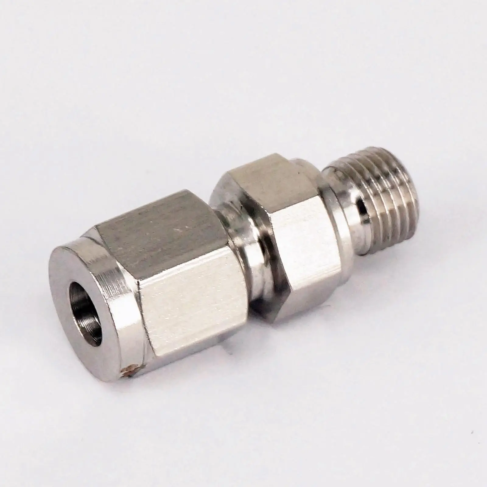 Fit Tube O/D 6mm To M10x1 Female 304 Stainless Ferrule Pneumatic Fitting Pressure Gauge