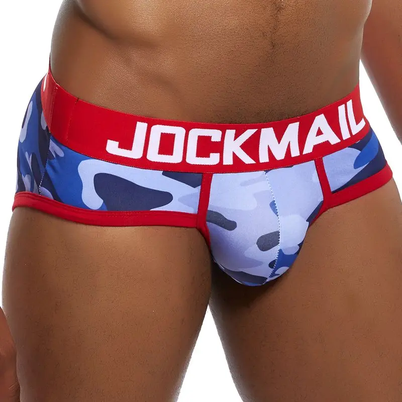 JOCKMAIL Men Underwear Briefs Mens Nylon Underpants Cueca Masculina U Pouch Male Panties Mens briefs Gay Underwear Ropa Pants