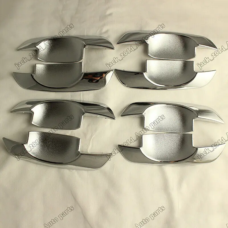 

Silver ABS Chrome Door Handle Grand Bowl Cover for TOYOTA Hilux Vigo SR5 MK6 2005 2006 2007 2008 2009 2010 2011 2012 20132014