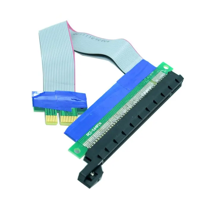 Riser PCI-E pcie PCI-E XPRESS PCI Express 1x 16x pci-e pcie x1 x16ขยายF Lexสายเคเบิ้ลExtenderแปลงRiser c ard A Dapter