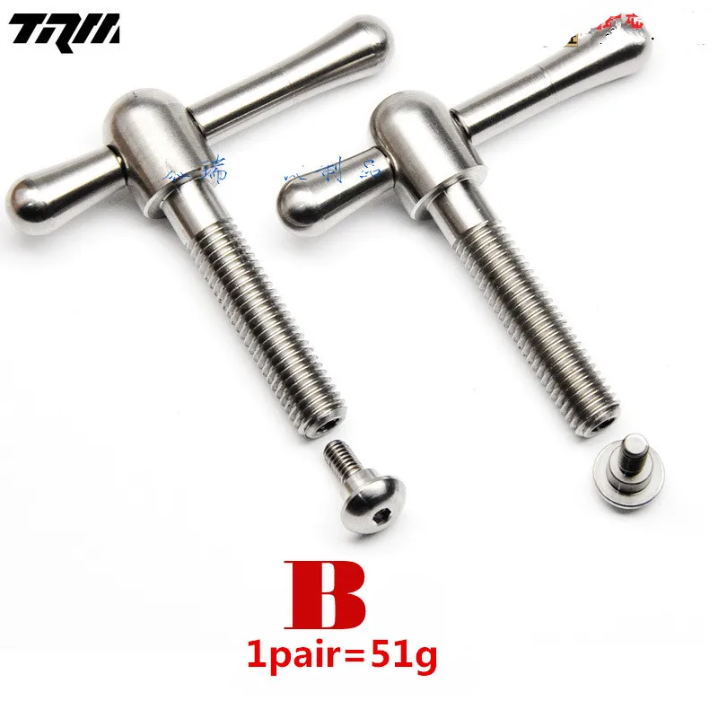 folding bike hinge clamp titanium C buckle for brompton Bike hinge clip titanium wrench ultralight