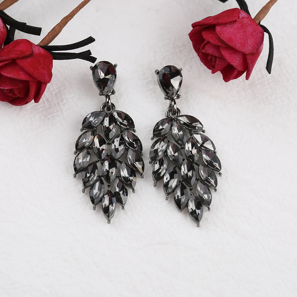 VEYO Brand High Quality Long Full of Crystal Drop Earring for Women Party Earrings Fashion Jewelry Wholesale
