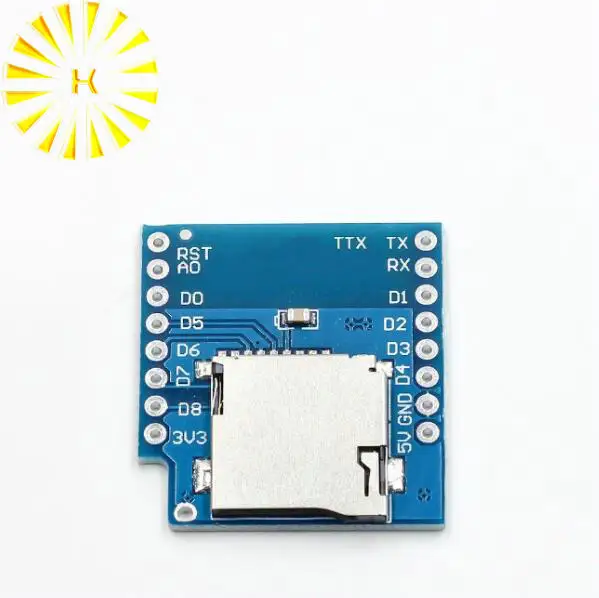 Micro SD Card Shield For WeMos D1 Mini TF WiFi ESP8266 Compatible SD Wireless Module For Arduino For WeMos D1 Mini Connector