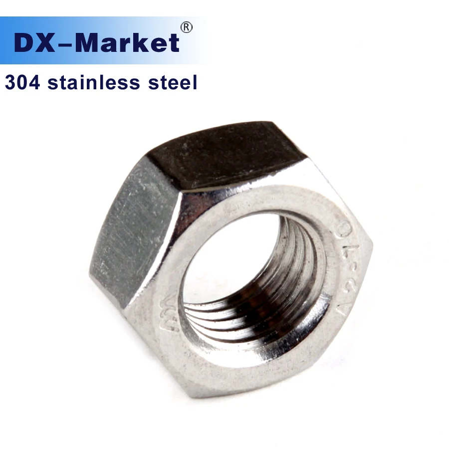 m2 m3 m3.5 m4 m5 m6 m8 m10 hexagon nuts ,304 stainless steel hexagon nut ,B001