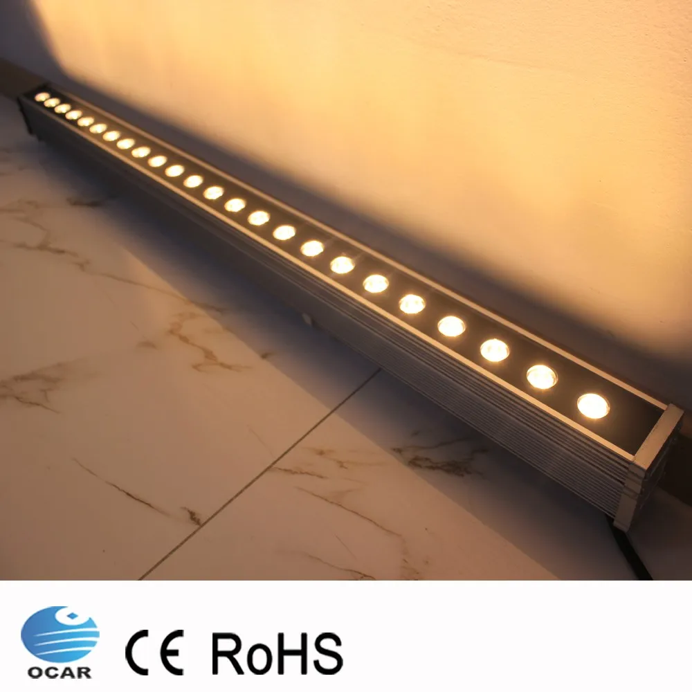 0.3M 7W LED Wall Washer Landscape light AC 85V-265V 12V 24V outdoor lights wall linear lamp floodlight 30cm wallwasher