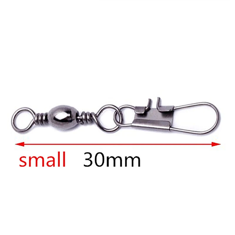 10 Pcs/lot Fishing tool swivels interlock snap fishing lure tackles winter fishing gear accessories Connector copper swivel