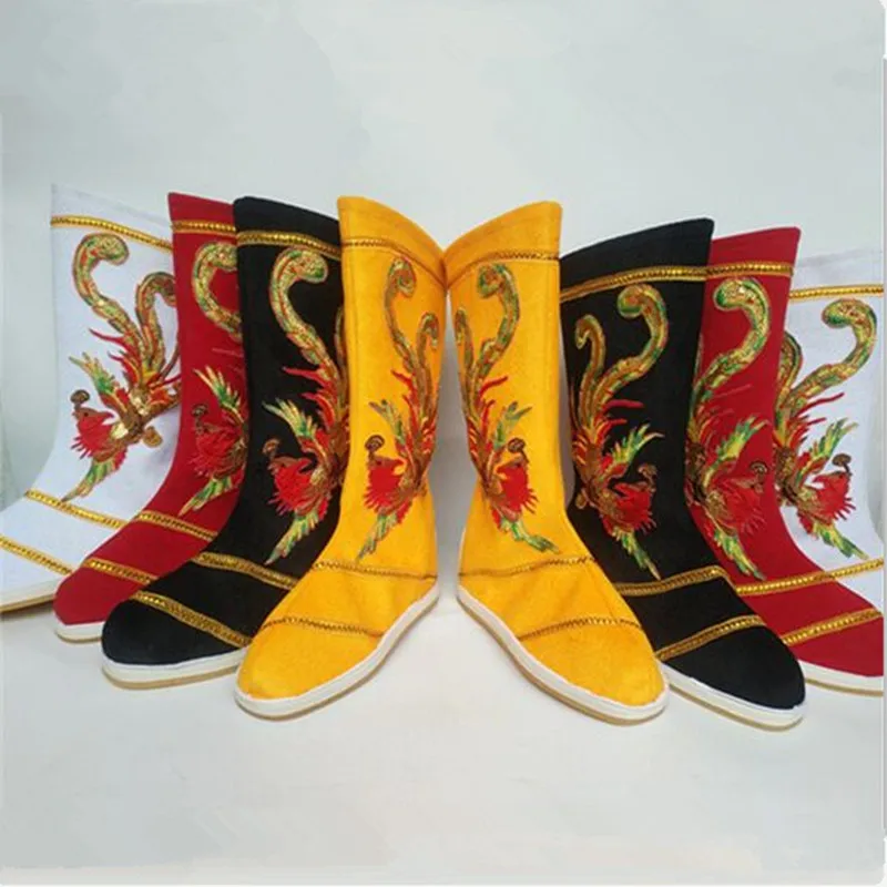 chinese ancient dynasty dragon phoenix boots ancient chinese boots china emperor cosplay shoes dragon boots ancient queen boots