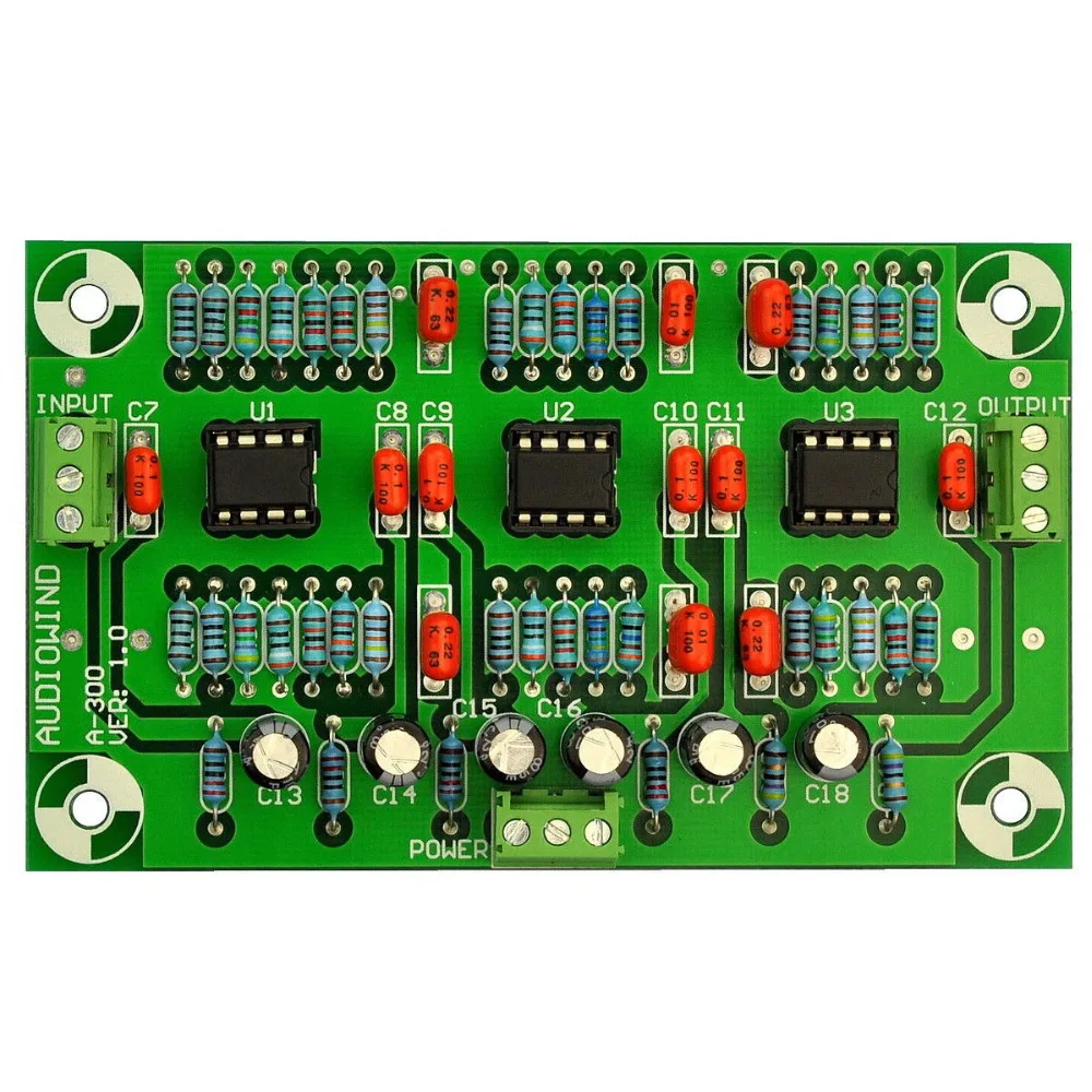 

Stereo Phono RIAA Preamplifier Preamp Module Board (LM833-N, for MC Pickup)