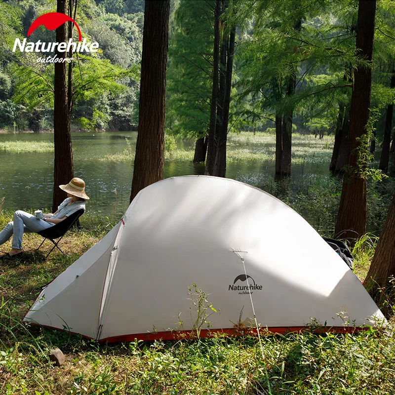 Naturehike Tent Cloud Up Mongar Star River 2 Person Camping Tent Ultralight Backpacking Tent Hiking Travel Tent With Free Mat