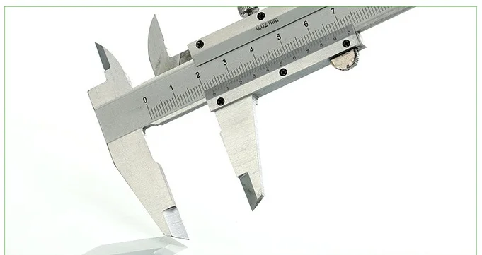 Vernier Calipers 0-200mm/0.01mm Stainless Steel  Metric Micrometer Gauge Measuring Tools