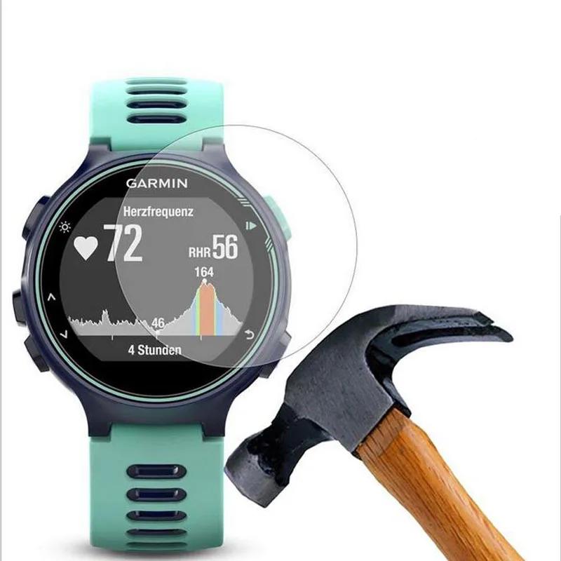 Hard Glass Screen Protector Film Cover For Garmin Forerunner 225 230 235 245 Music 630 645 735 935 945 55 745 955 255 255S 165