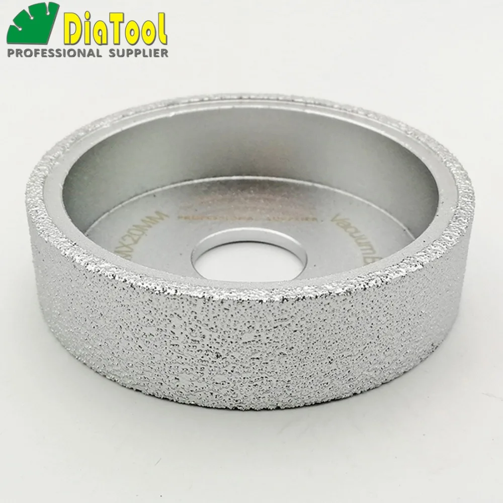 

DIATOOL 75mmx20MM diamond edge grinding discs Vacuum Brazed Diamond grinding wheel, Profile wheel