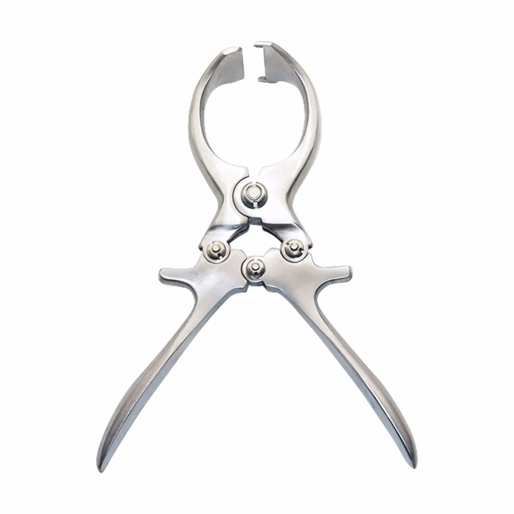 2 Pcs Livestock Tools Stainless Steel Without Blood Pig Sheep castration Clamp Castration Tool Castration Forceps Farm Animals