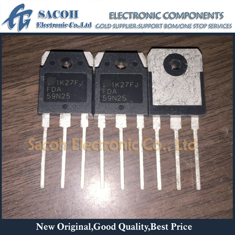 

Refurbished Original 5Pcs/Lot FDA59N25 59N25 OR FDA69N25 TO-3P 59A 250V N-Ch Power MOSFET