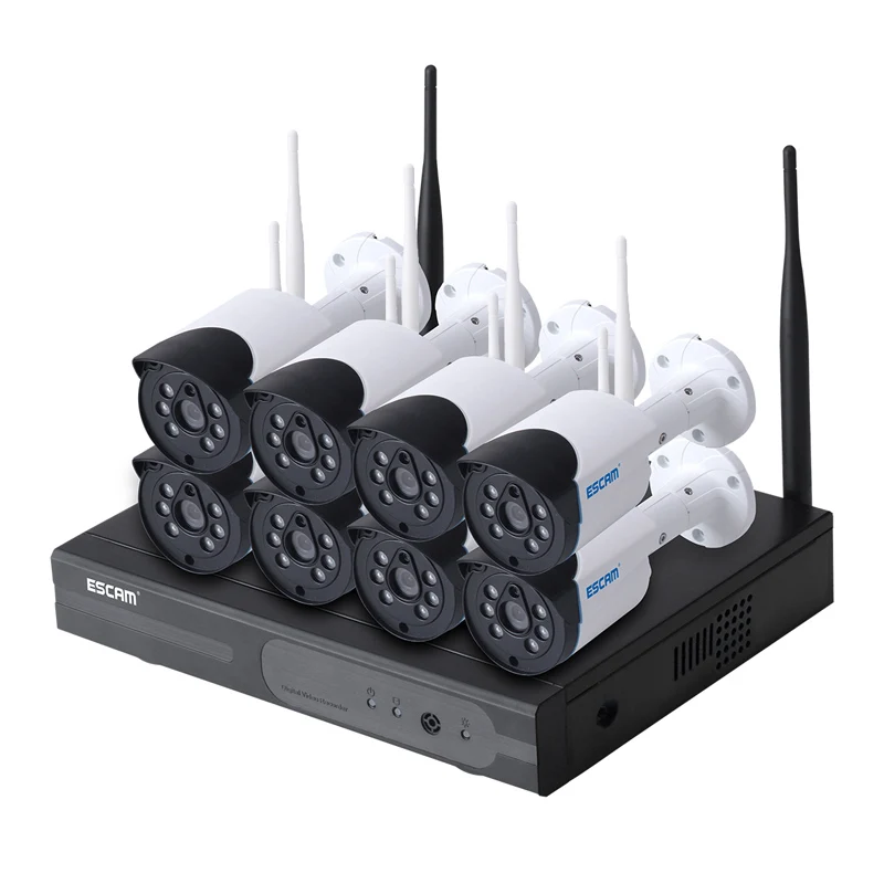 ESCAM WNK804 8ch 720 P Wireless NVR kit Outdoor IR