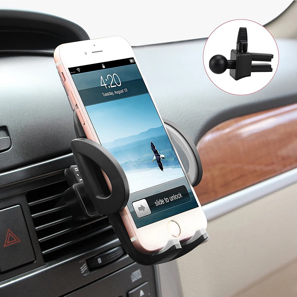 Extendable Phone Holder Universal Car Holder Air Vent Mount Bracket Stand Holder for 3.5 - 5.5 phone for Iphone 6 for Samsung